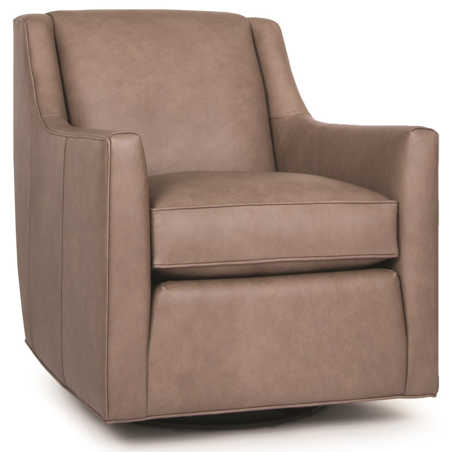 Smith Brothers 549 Contemporary Swivel Glider Chair | Wayside Furniture